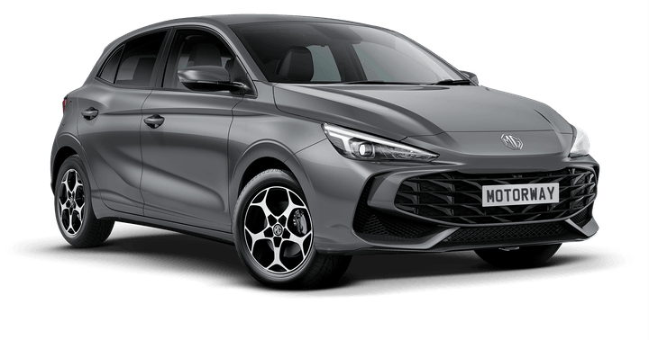 A brand-new MG3 Trophy Hybrid surrounded by smoke effects